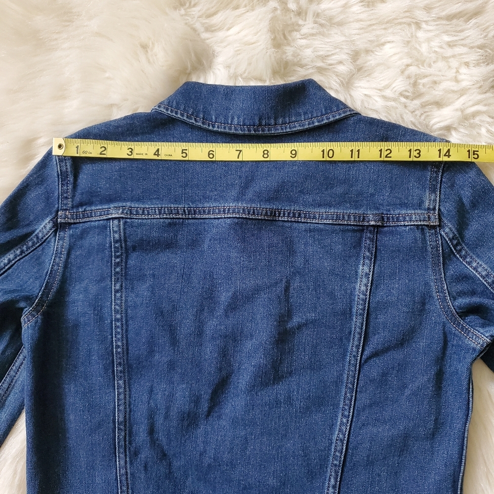 J. Crew Classic Denim Jacket in Ocean Size XXS EUC - Picture 16 of 16
